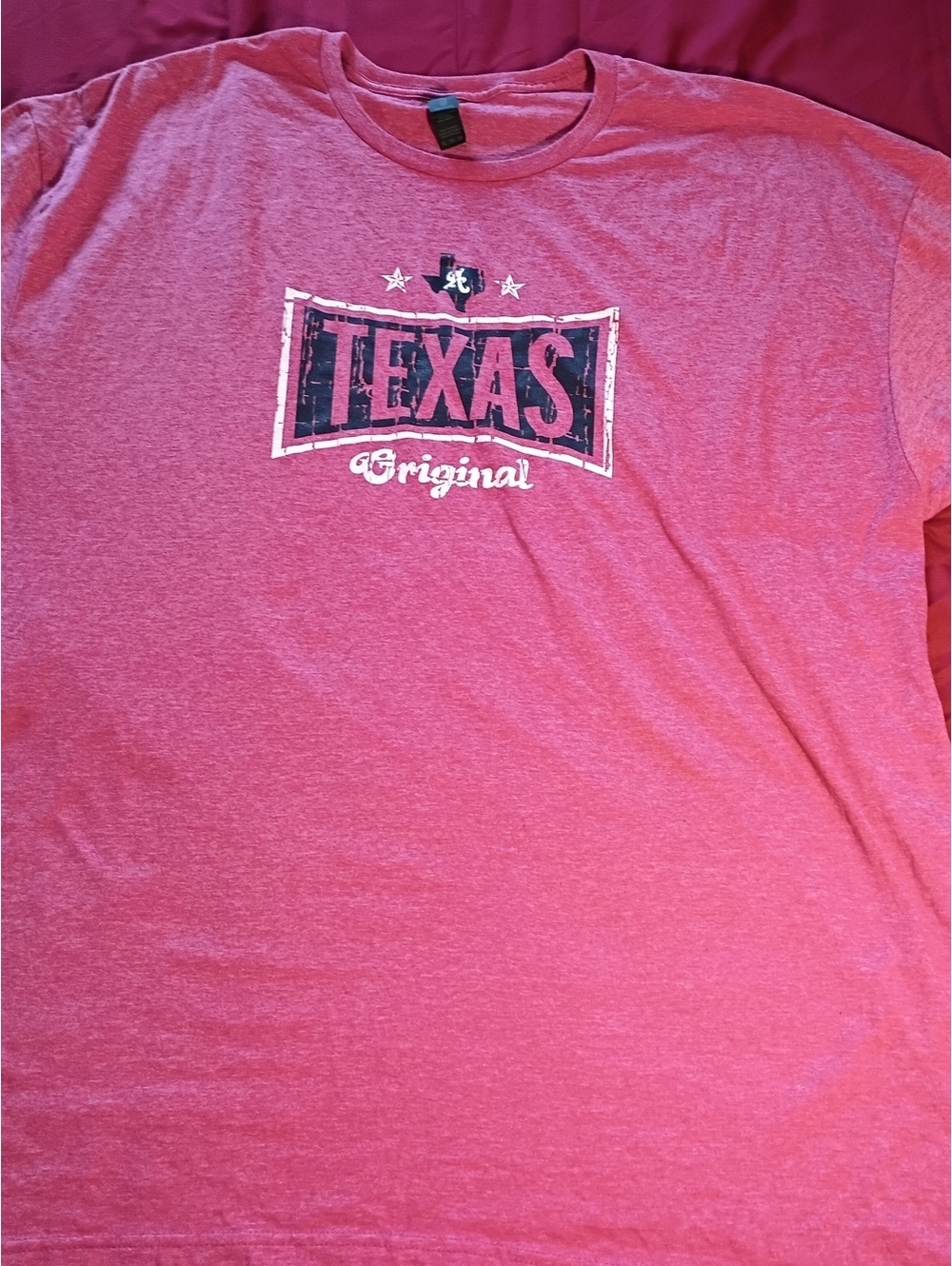 Gildan Texas Original Red Graphic T-Shirt Size 3XL